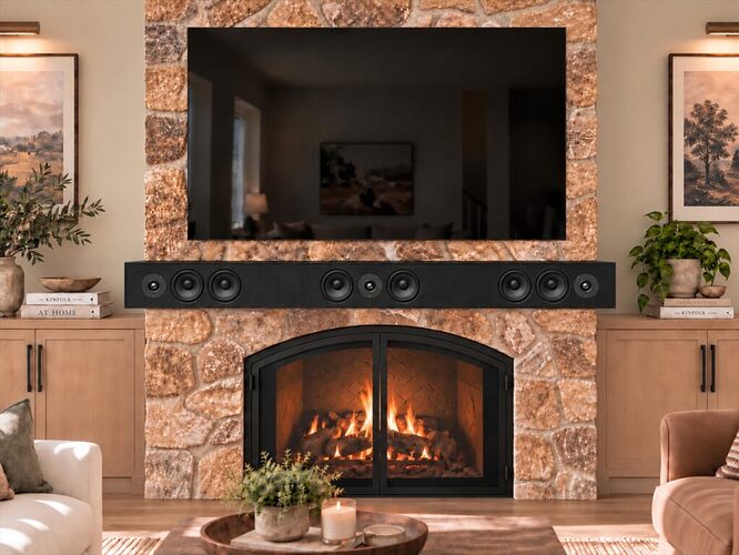 NextLevel Acoustics Mantelbar. Каминная полка с чувствительностью 92 дБ