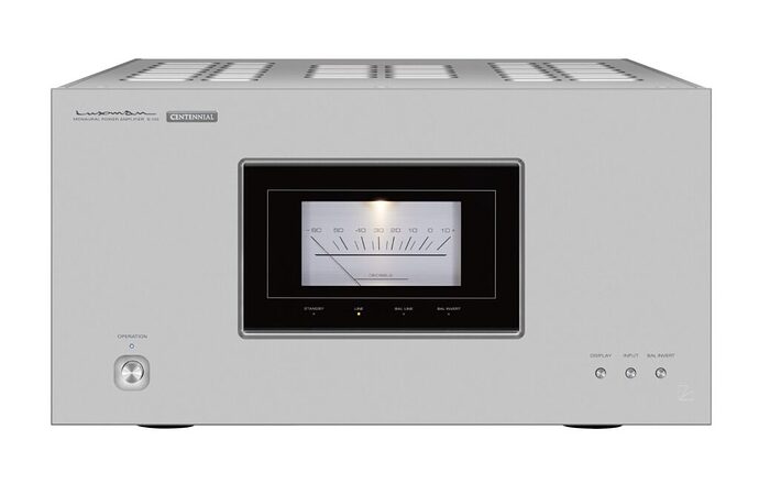 Luxman B-100 CENTENNIAL. 160 000 микрофарад в одном моноблоке