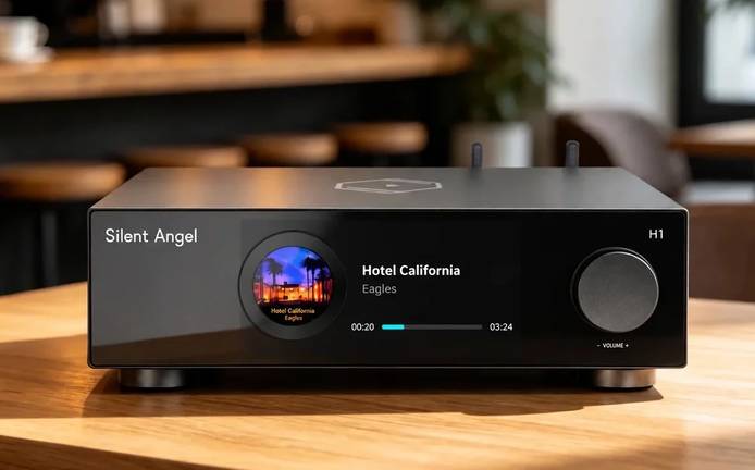 Silent Angel H1 Pure Music Hub. Стример, ЦАП и сервер под одним экраном