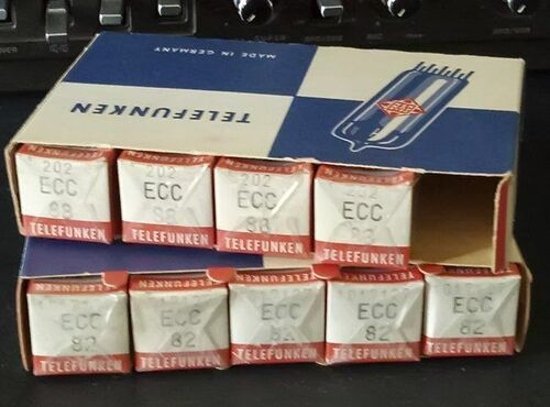 Радиолампы ECC88, ECC82 Telefunken.