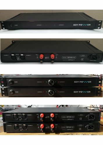 Студийный усилитель мощности SDY500-1U  DUALMONO