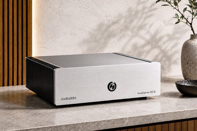 audiodata MusikServer MS III. Вчетверо быстрее MS II в том же корпусе
