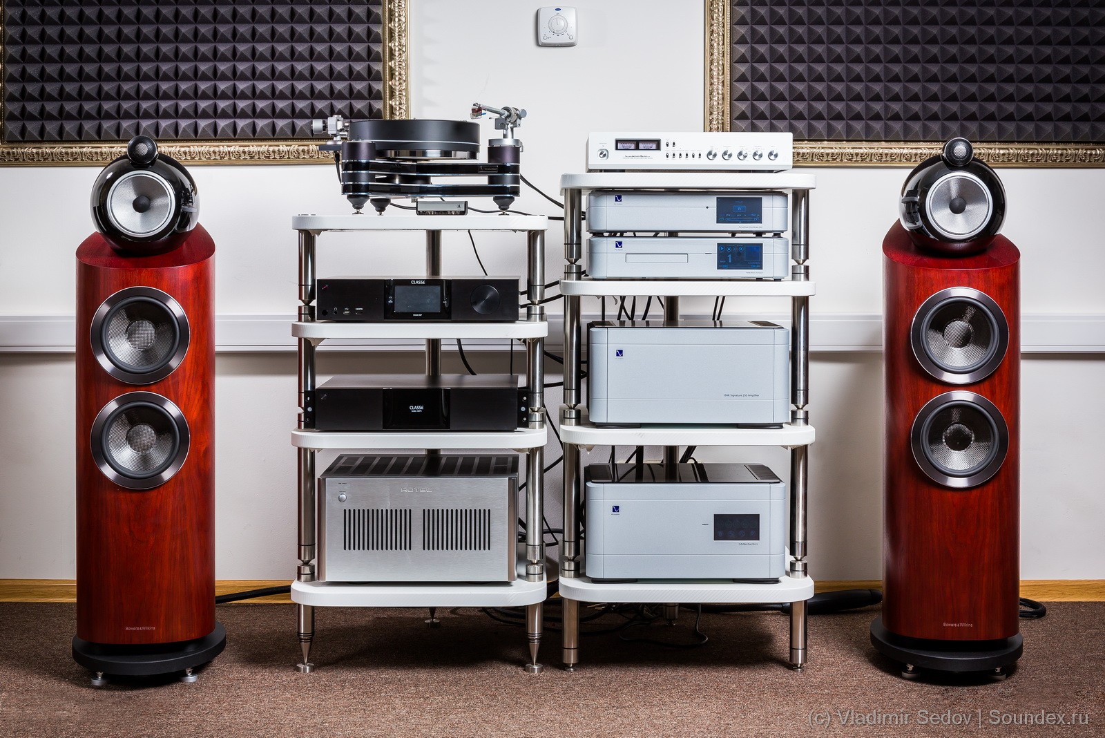 Bowers & Wilkins 803 D3 в комнате прослушивания
